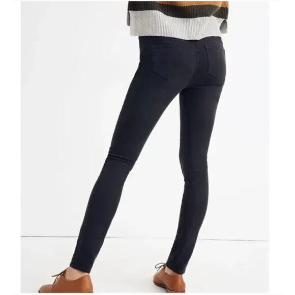 Madewell Maternity Over the Belly Skinny Black Jeans Size 27 Stretch Support - Picture 7 of 10